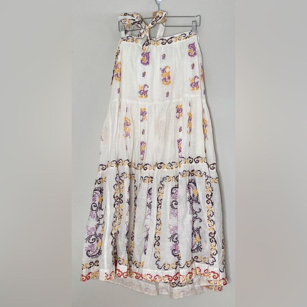 Anthropologie Medallion Halter Maxi Dress - Picture 3 of 5
